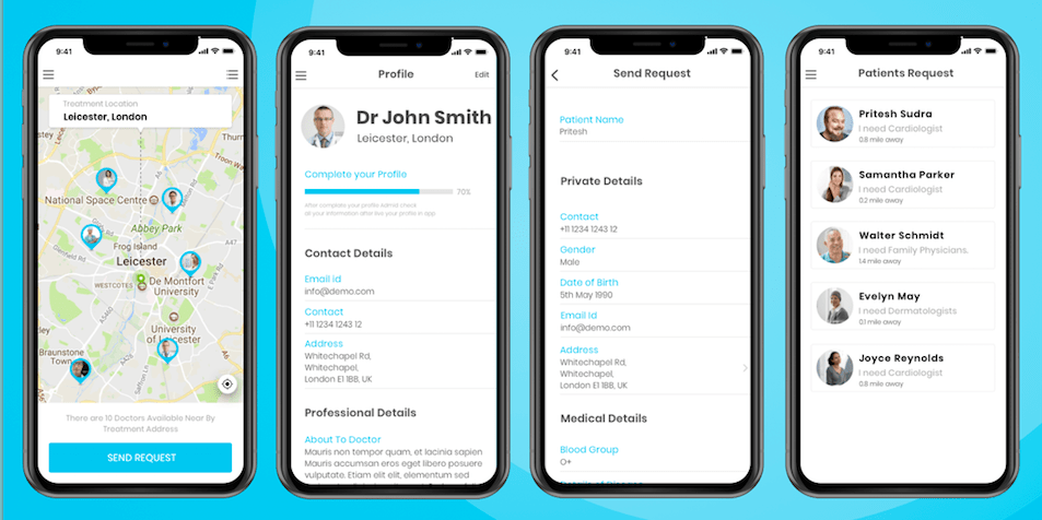 On-demand Healthcare App Design- For Patients & Doctors - UpLabs