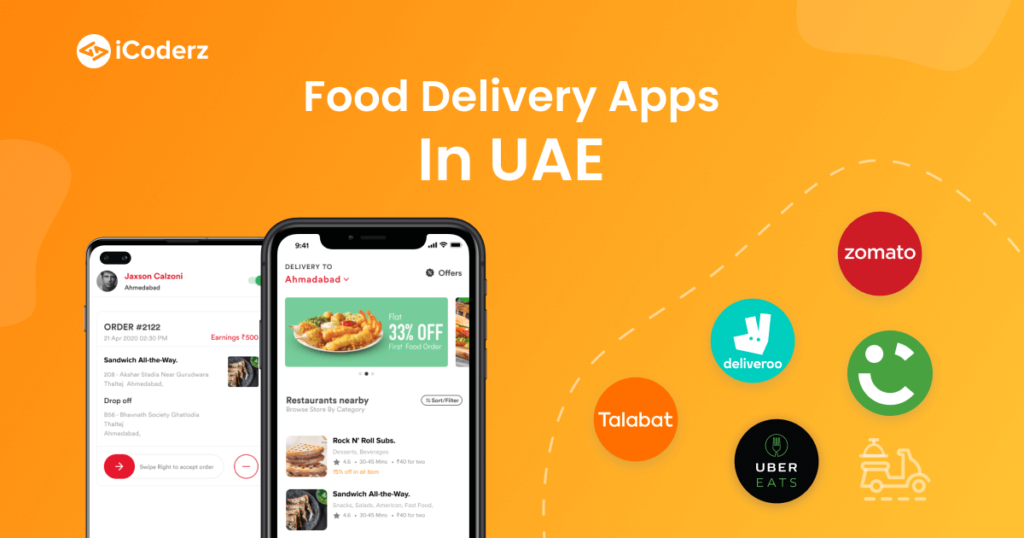 Top 5 Food Delivery Apps In UAE | iCoderz Solutions