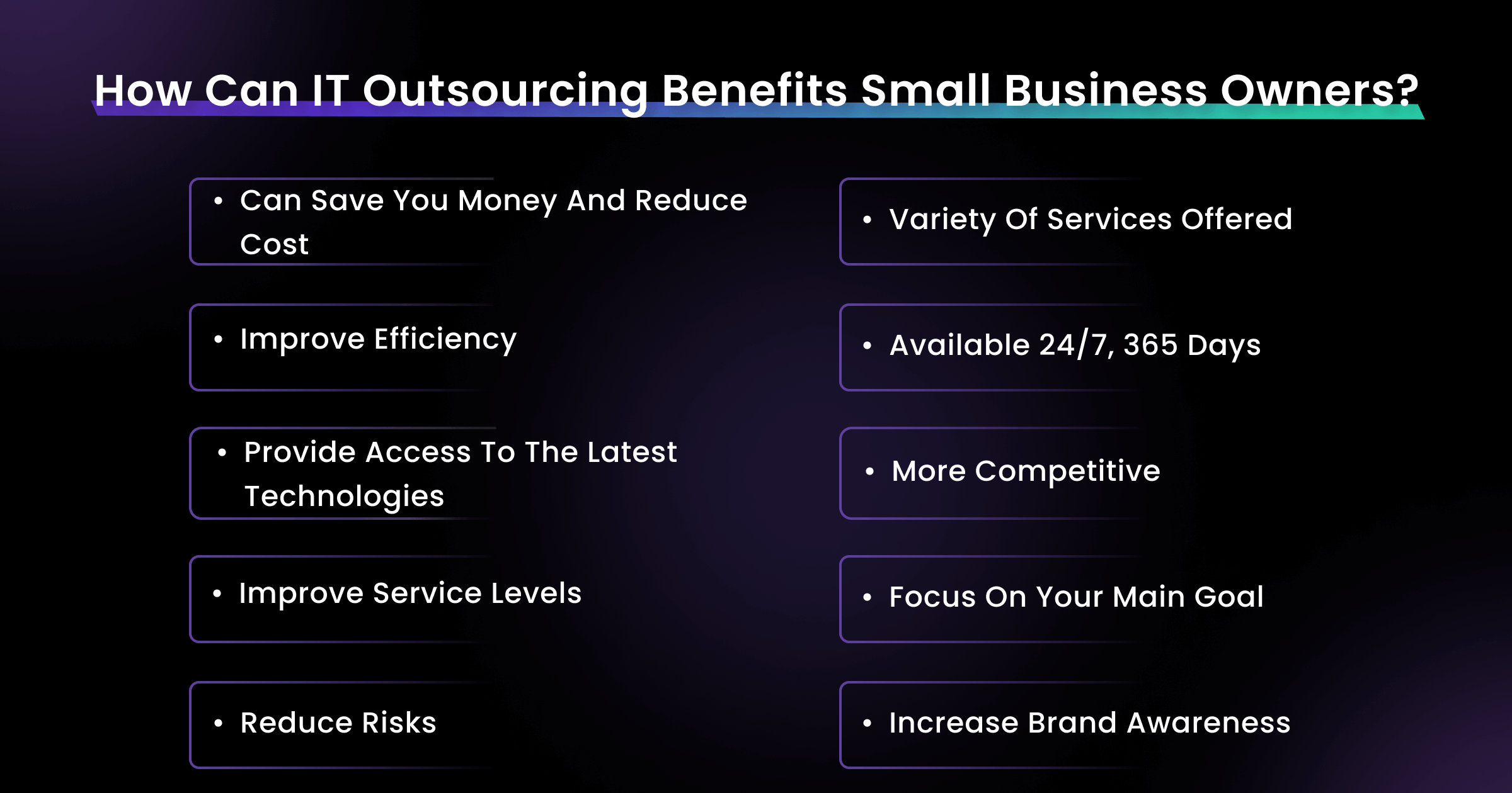 The Benefits Of IT Outsourcing In Small Businesses