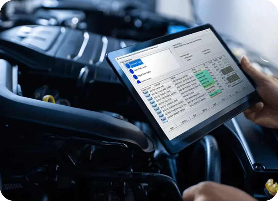 Automotive dealership management software