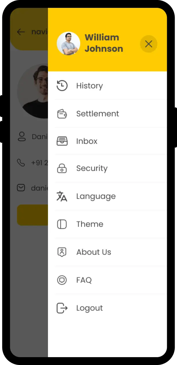 Driver App Screen 2
