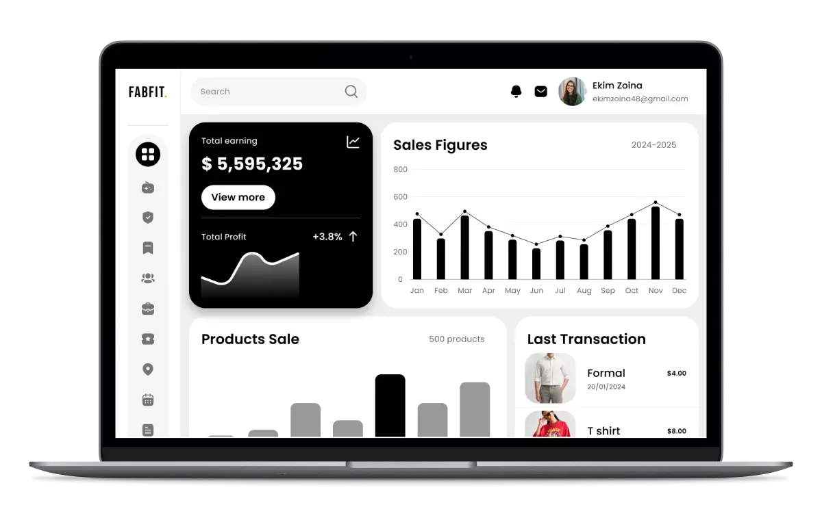Admin Panel Features