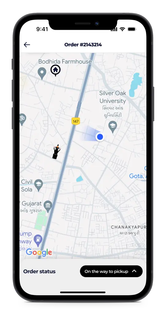 Vendor App Features App Screen