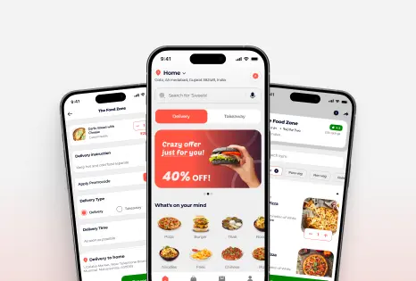 Food delivery app development