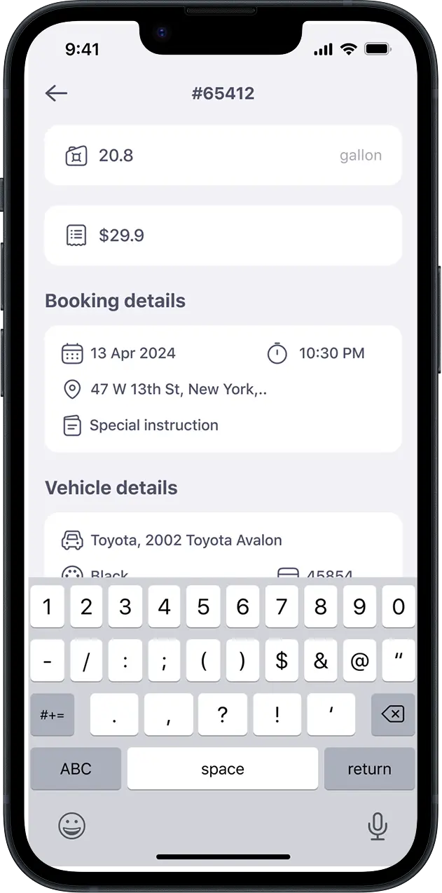 Fuel Delivery Driver App