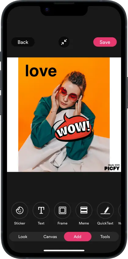 Photo Edit Screenshot