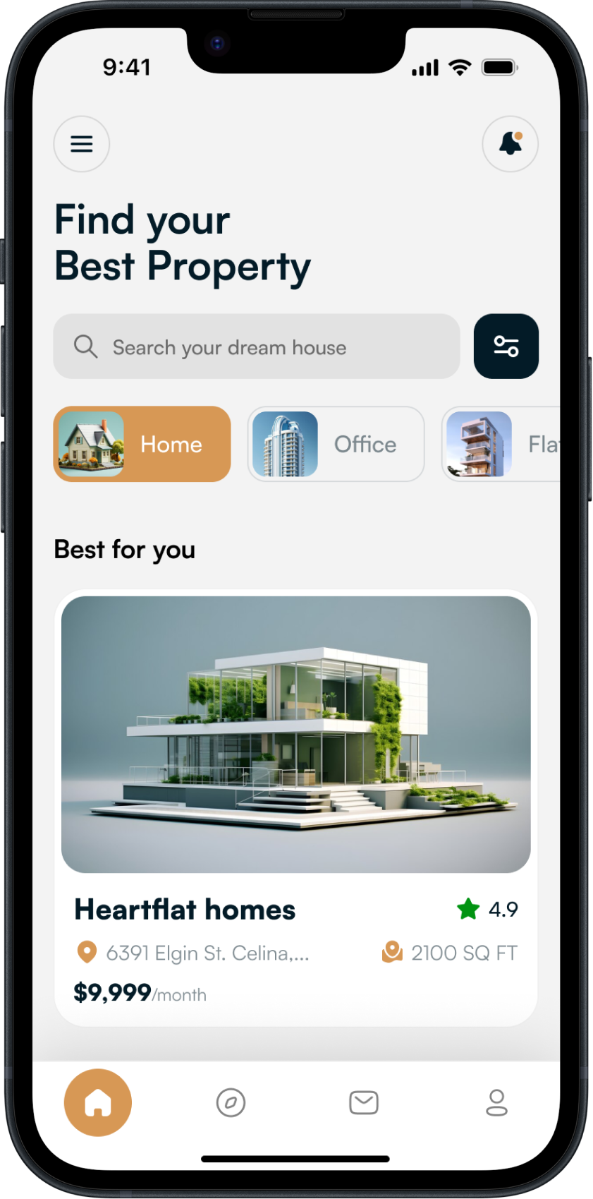Customer App Features App Screen