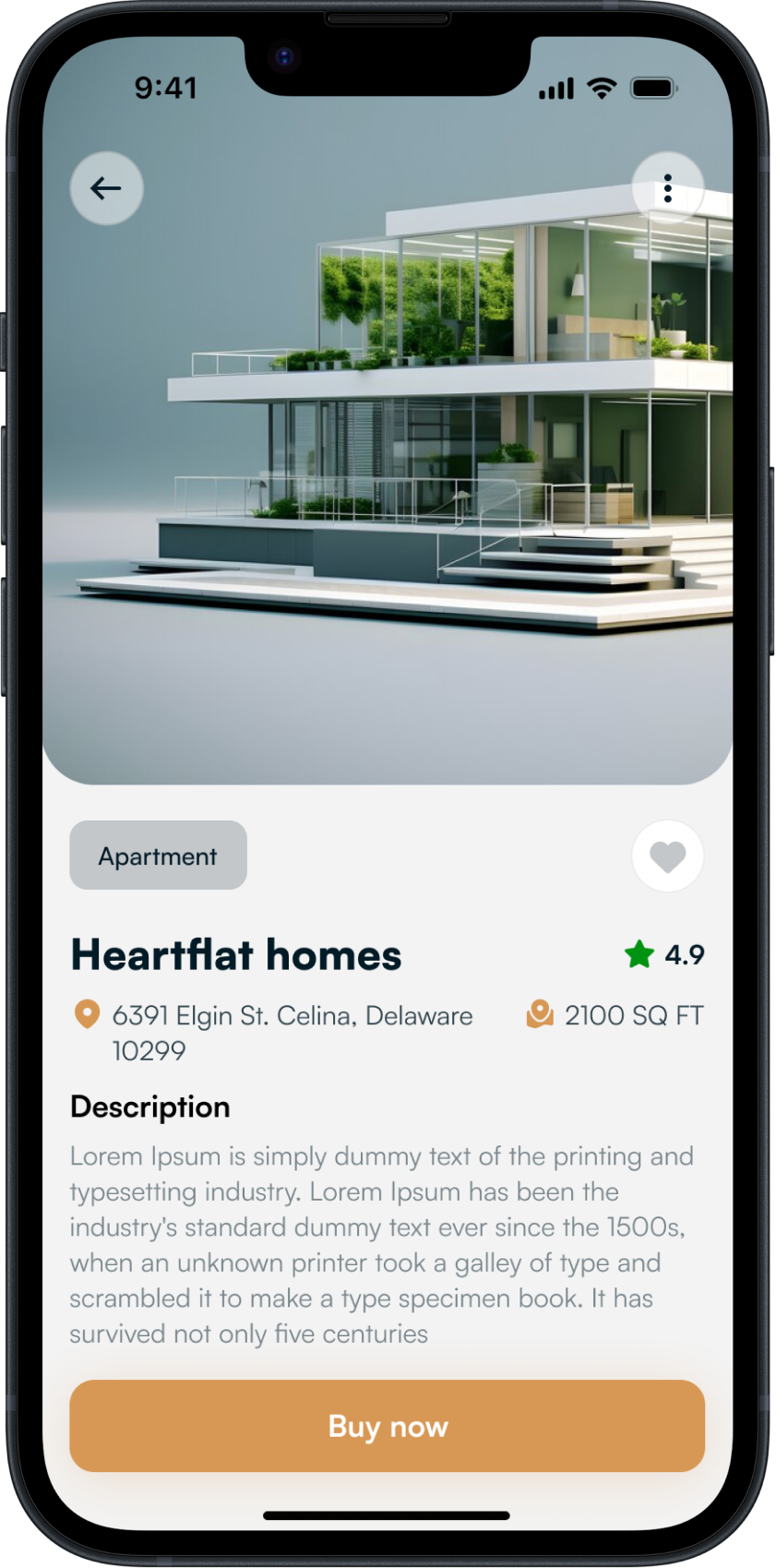 Customer App Features App Screen