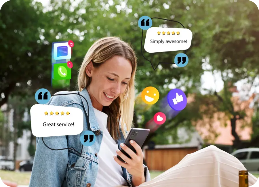 Loyalty and customer engagement platform interface