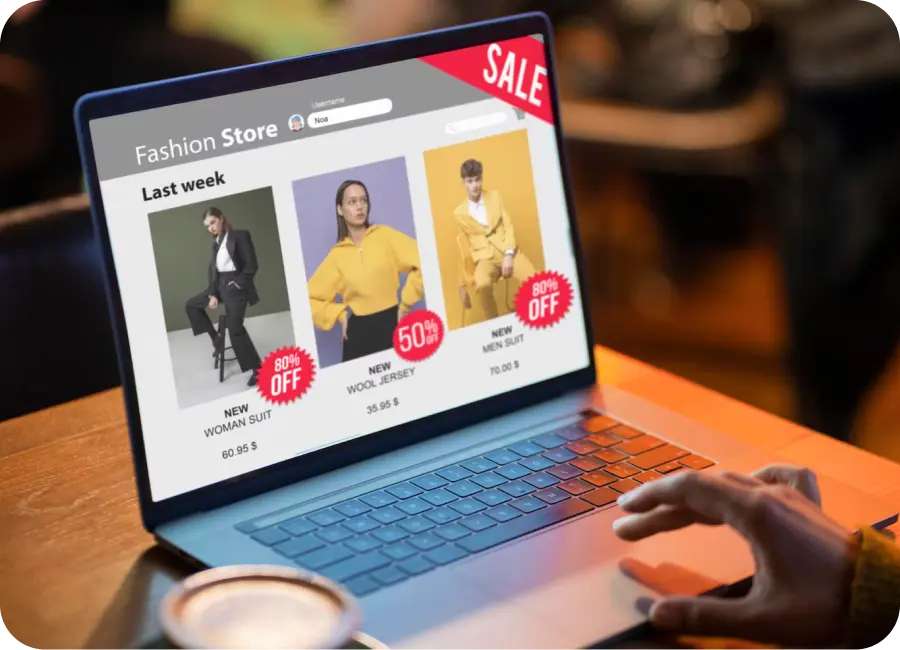 E-commerce platform development — product catalogue, cart and checkout