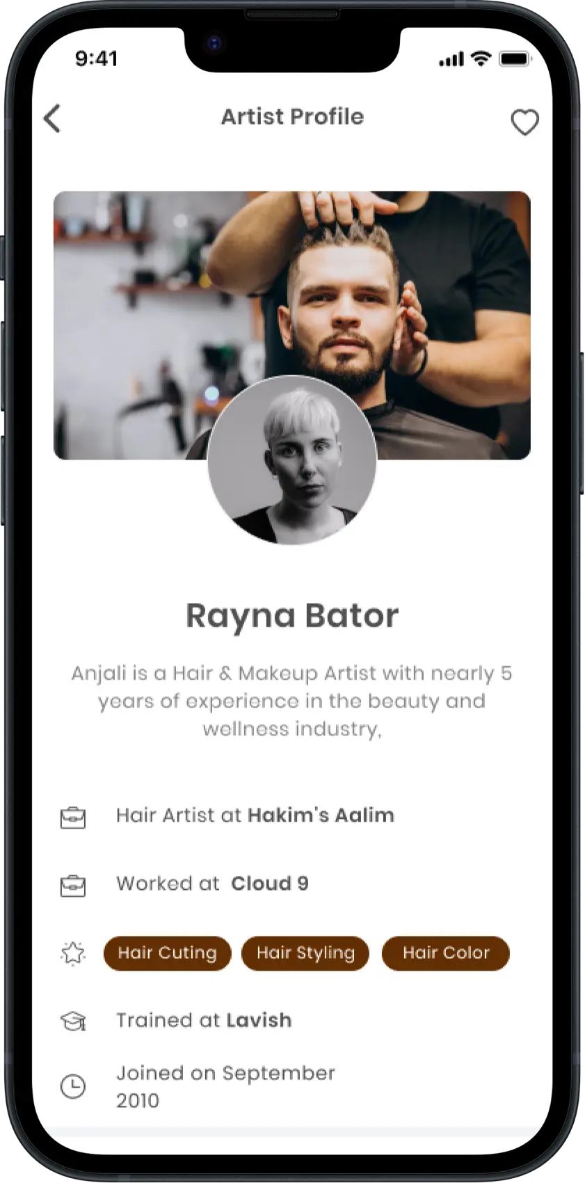 User App Features App Screen