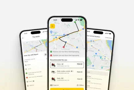 Taxi booking app development